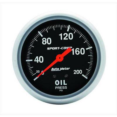 Auto Meter Sport-Comp Mechanical Oil Pressure Gauge - 3422